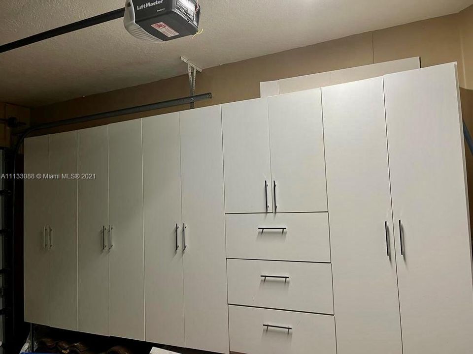 Garage custom cabinetry