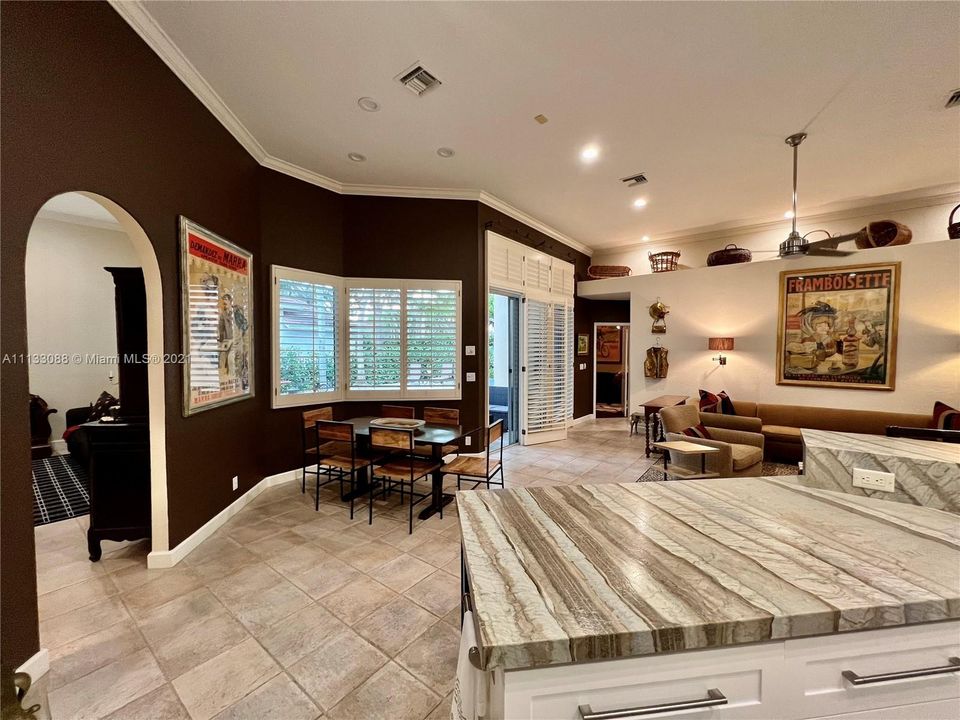 Features include double cabinets, quartz counter tops.