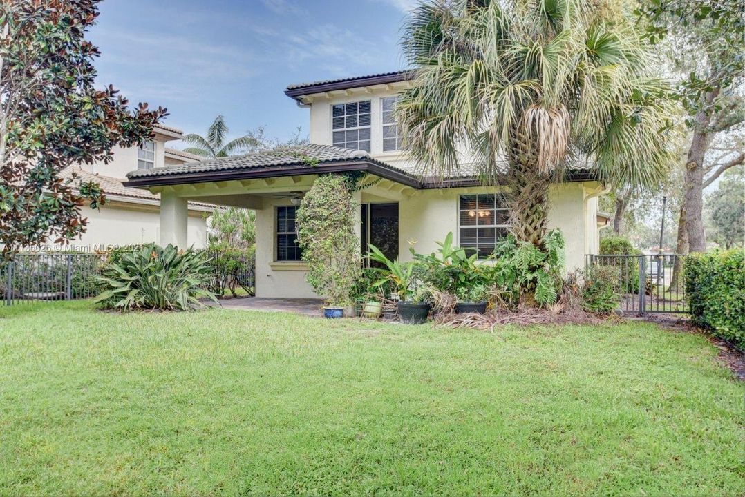 extra large backyard completely fenced in.