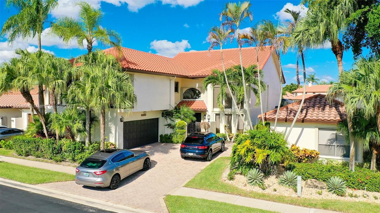 Large Paved Driveway