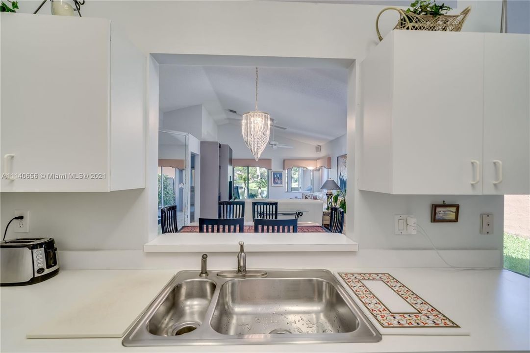 Kitchen view of Lake