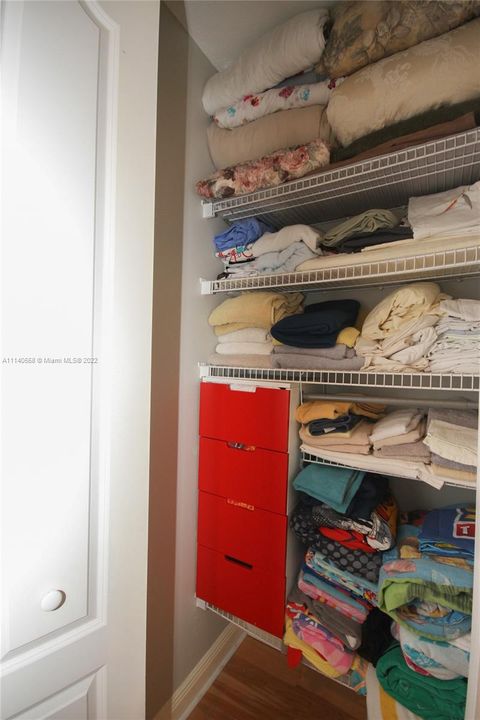 Linen closet upstairs