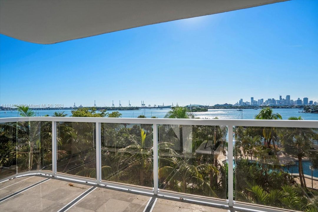 109 SF Balcony with direct views