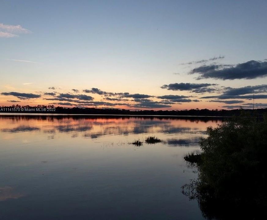 Photos of Grandin Lake Sunset. Please contact for Credit.