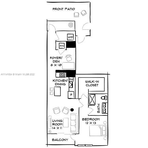 Recently Rented: $2,849 (1 beds, 1 baths, 1125 Square Feet)
