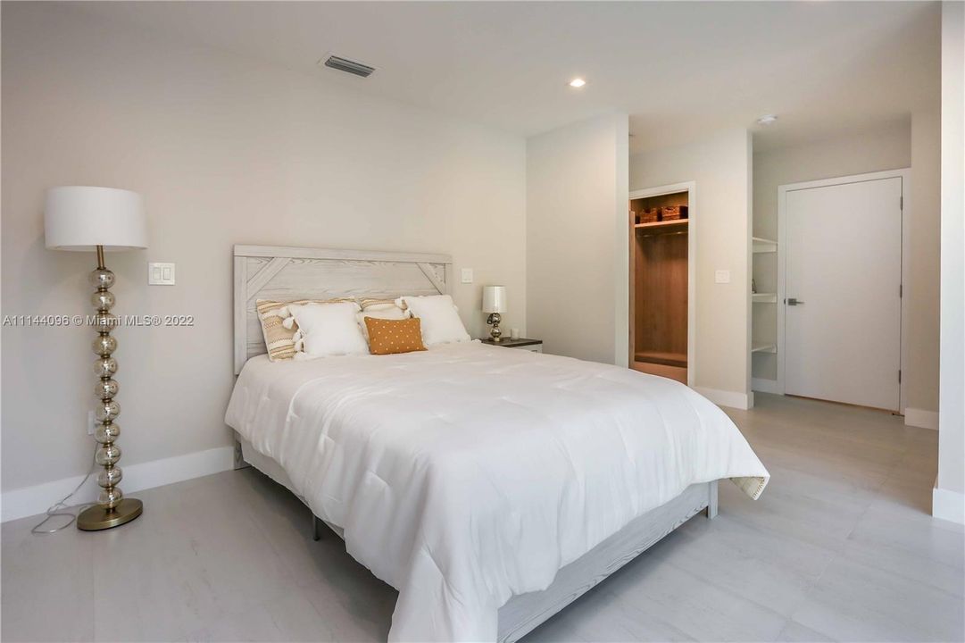 Master Bedroom Suite with Walk in Closets