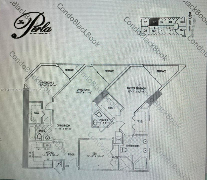 Floor Plan  - La Perla Line 06