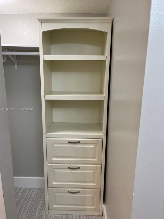 CABINET IN CLOSET