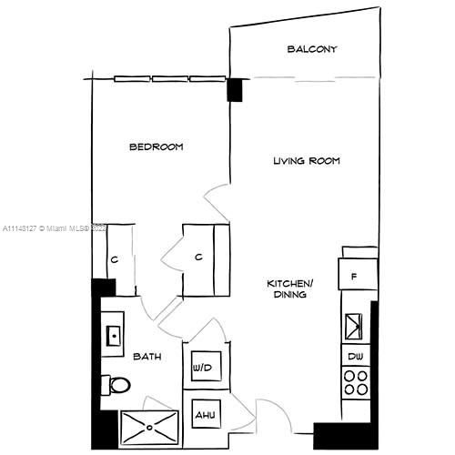Recently Rented: $3,000 (1 beds, 1 baths, 737 Square Feet)