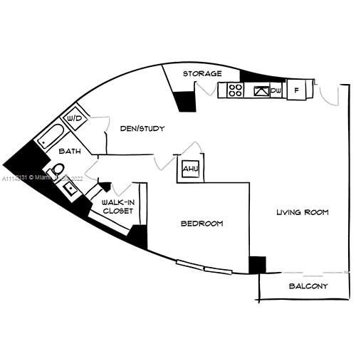Recently Rented: $3,499 (1 beds, 1 baths, 1064 Square Feet)