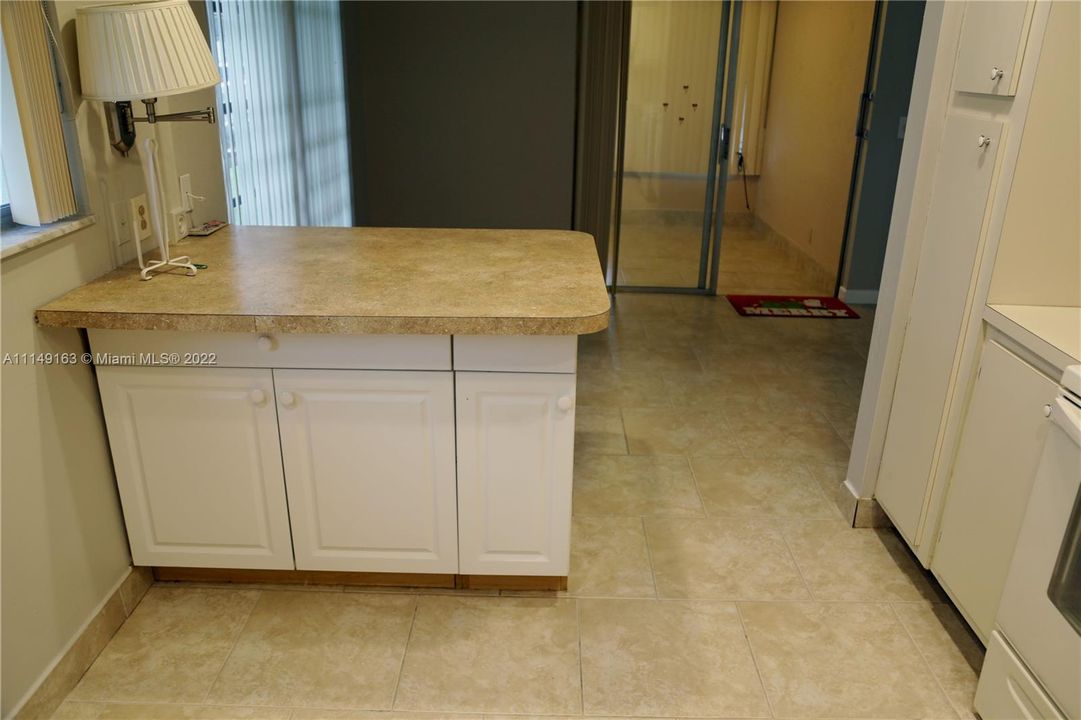 Island with extra storage