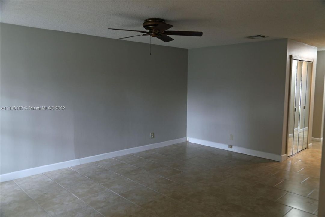 Uniform tile throughout home