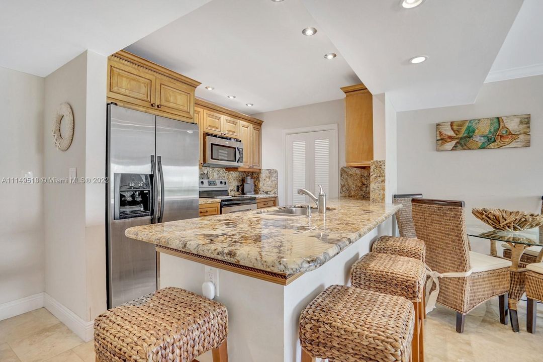 Kitchen with Counter Seating