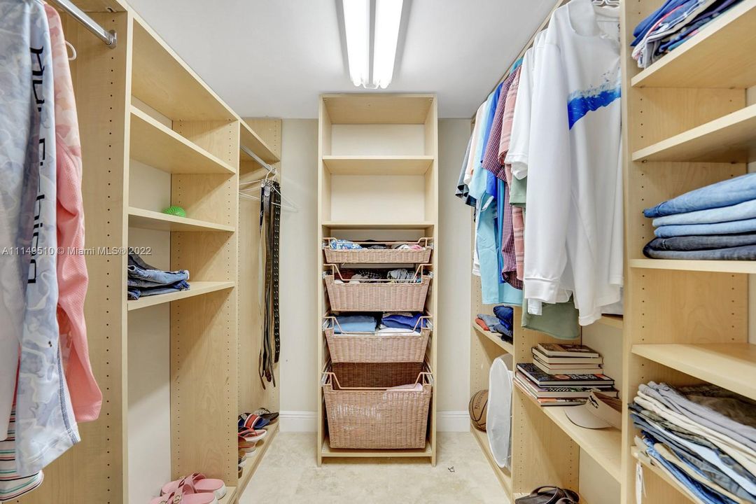 Custom Built-ins Master Bedroom Closet