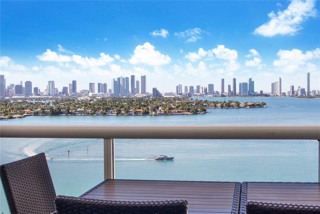 Spectacular & Direct Downtown Miami Skyline Views