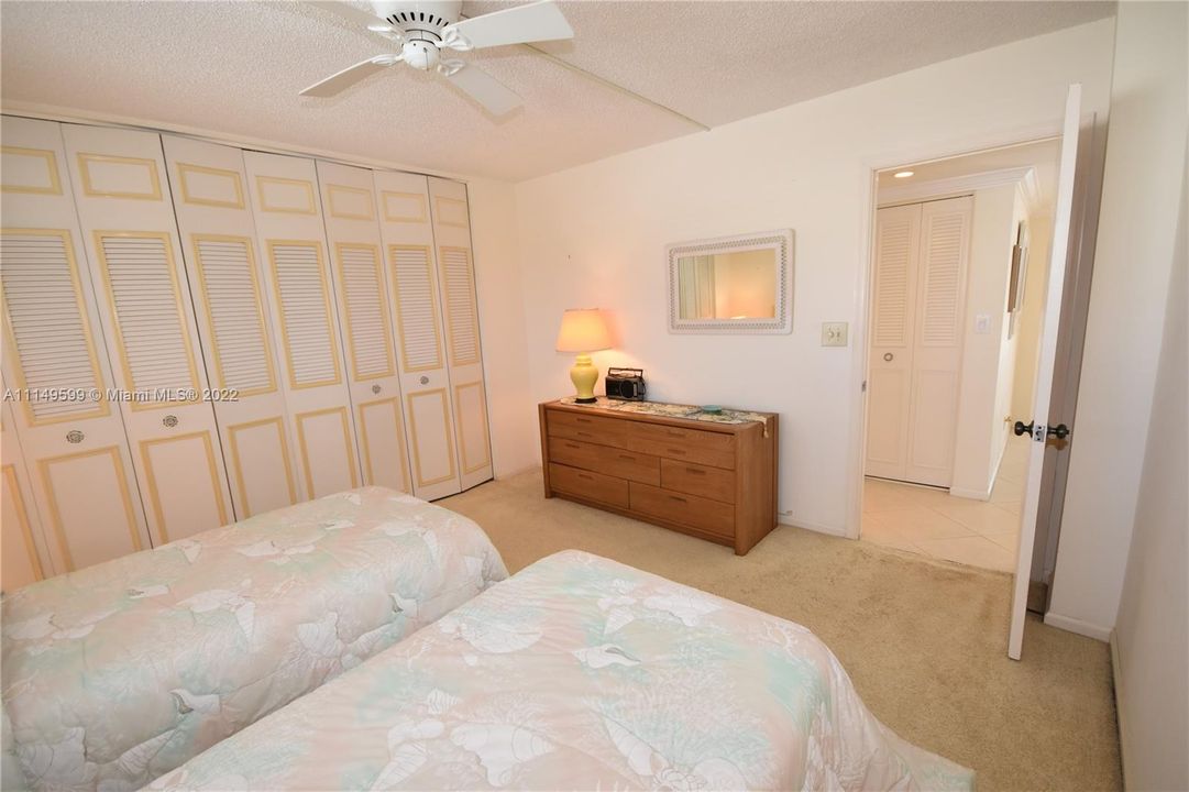 Wall to Wall closets in 2nd Bedroom