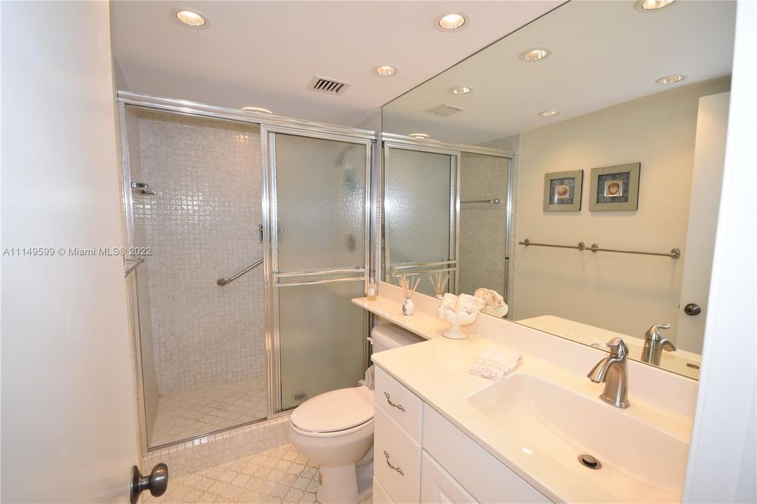 Shower in Hall Bathroom