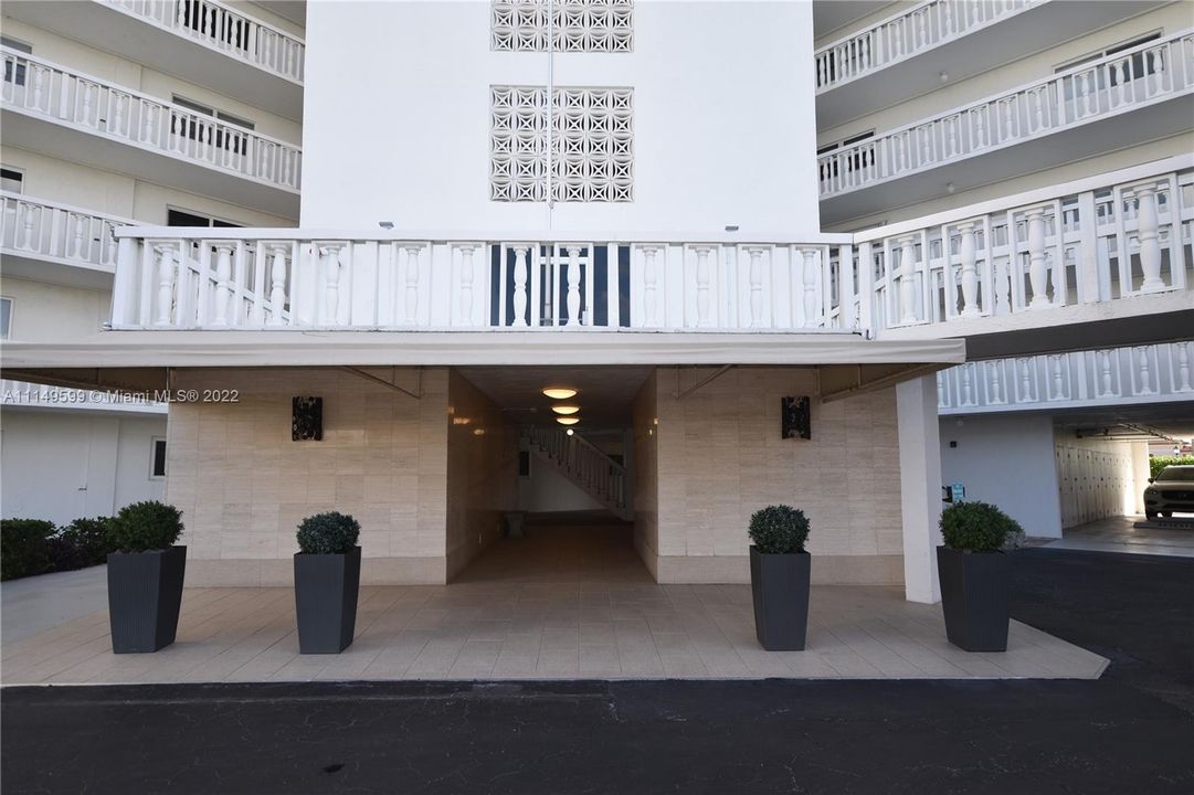 Entrance to Elevator and Stairs