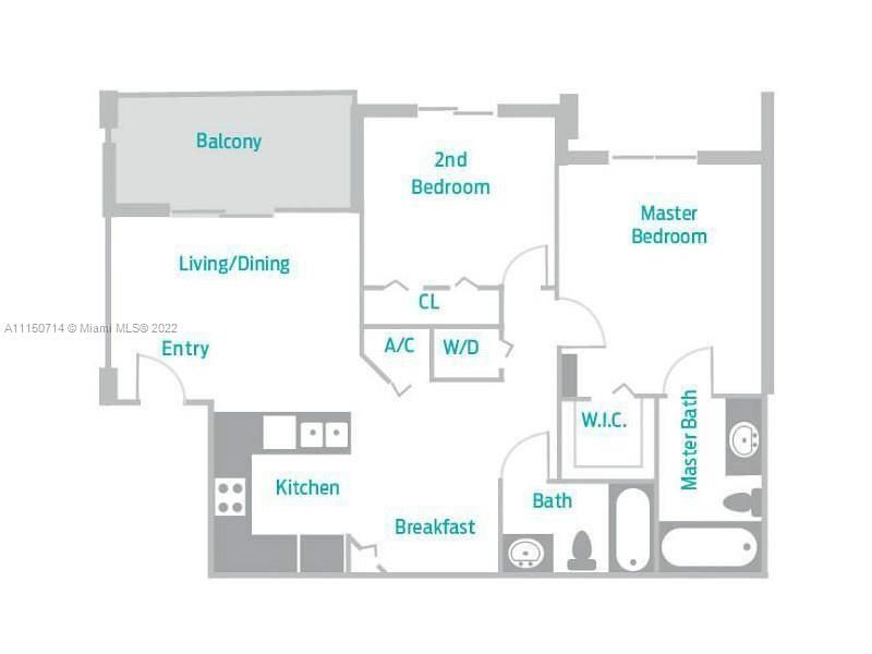 Недавно продано: $385,000 (2 спален, 2 ванн, 848 Квадратных фут)