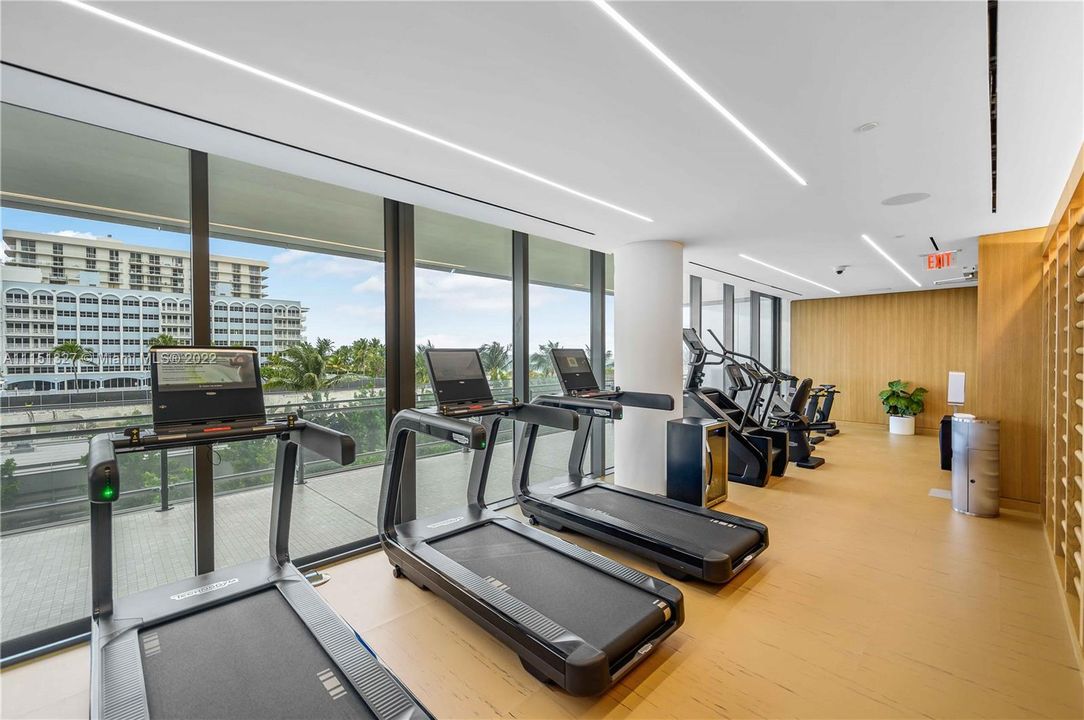 The state of art fitness center