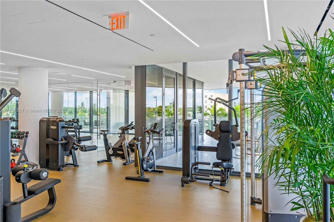 The state of the art fitness center