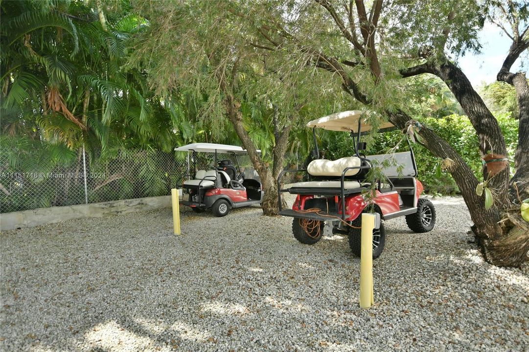 Golf cart Parking/Charging station