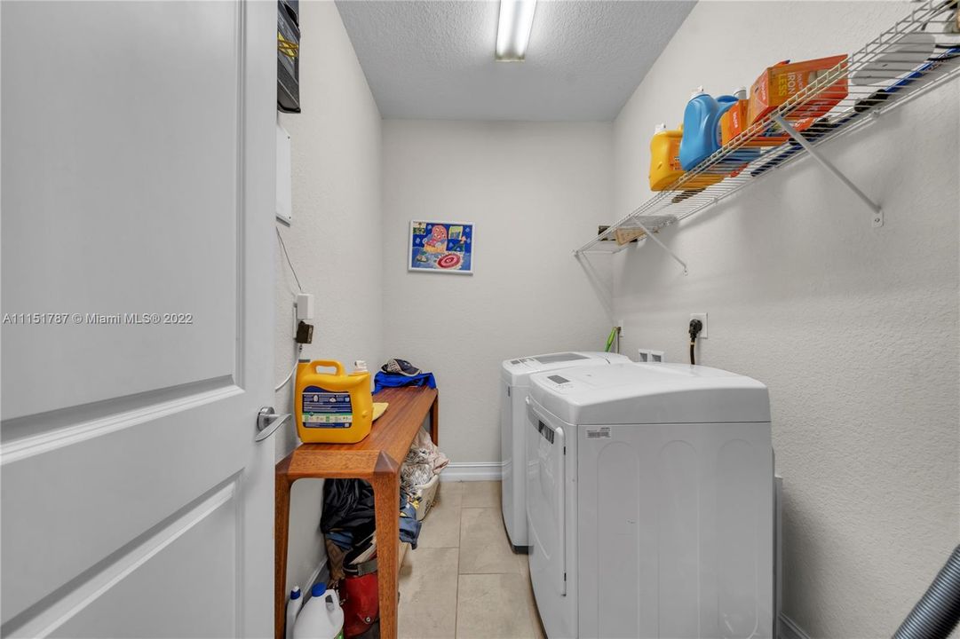 Laundry upstairs