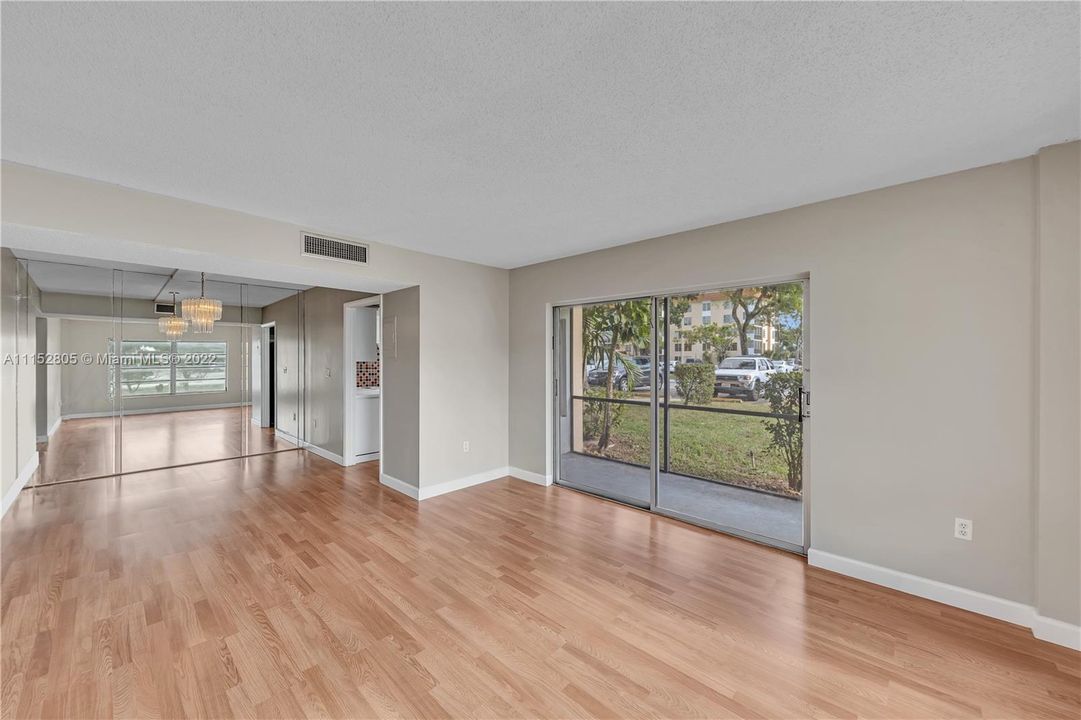 Natural light in Living Area