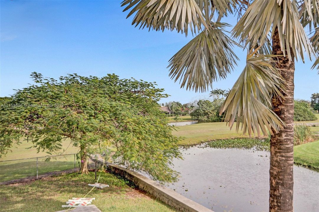 Canal view from balcony