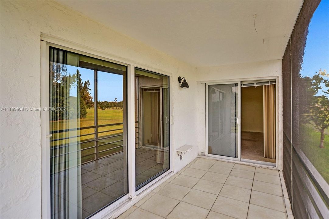 Large screened patio