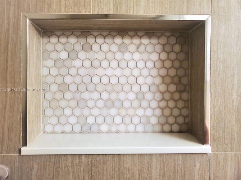 Built in Shelf in Shower