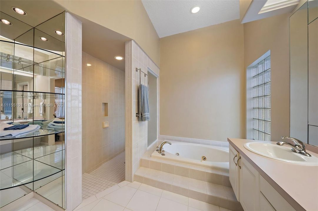 Grand Separate Shower / Tub