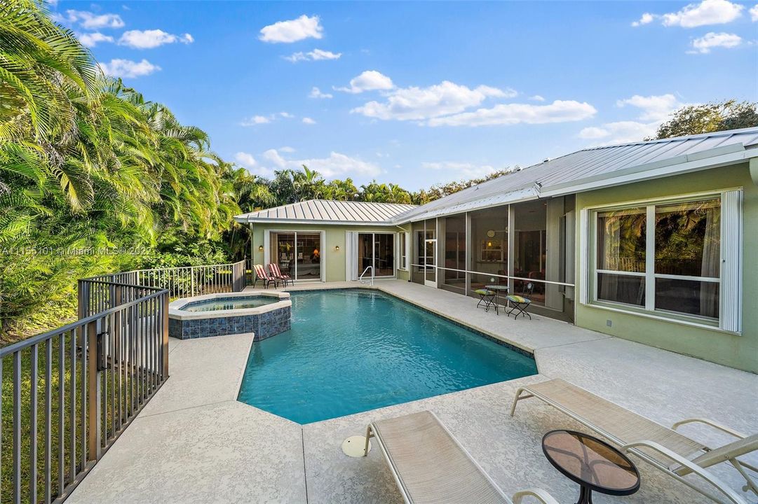 Fenced In Pool Patio