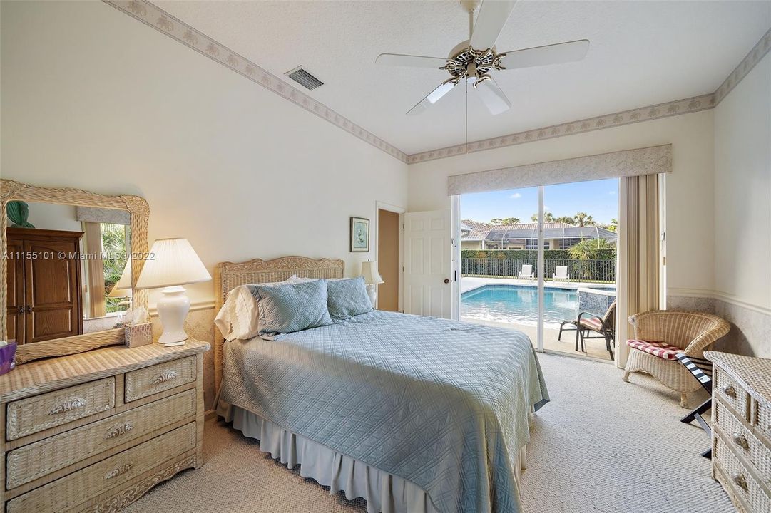 5th Bedroom Overlooking Pool