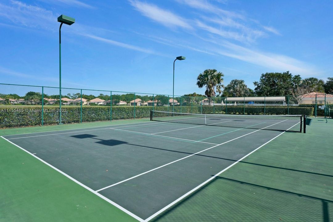 Community tennis and pickleballl courts