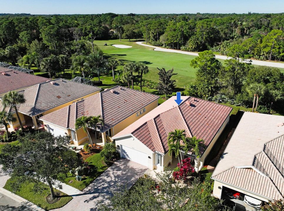 aerial showing golf course