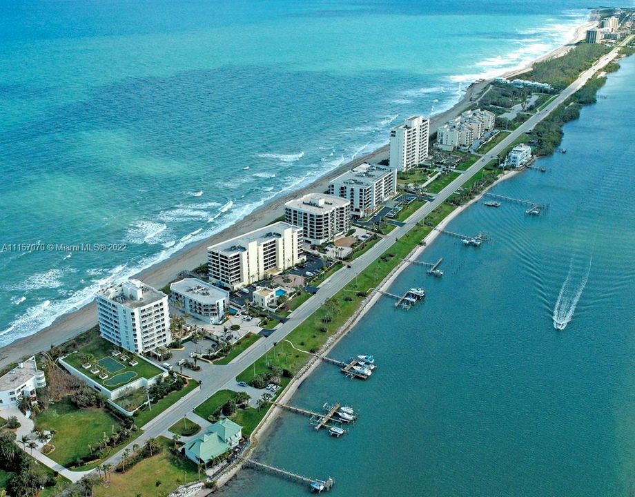 Aerial of Jupiter Island