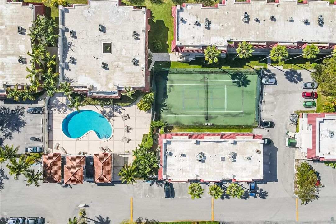Clubhouse, Pool, and Tennis Courts
