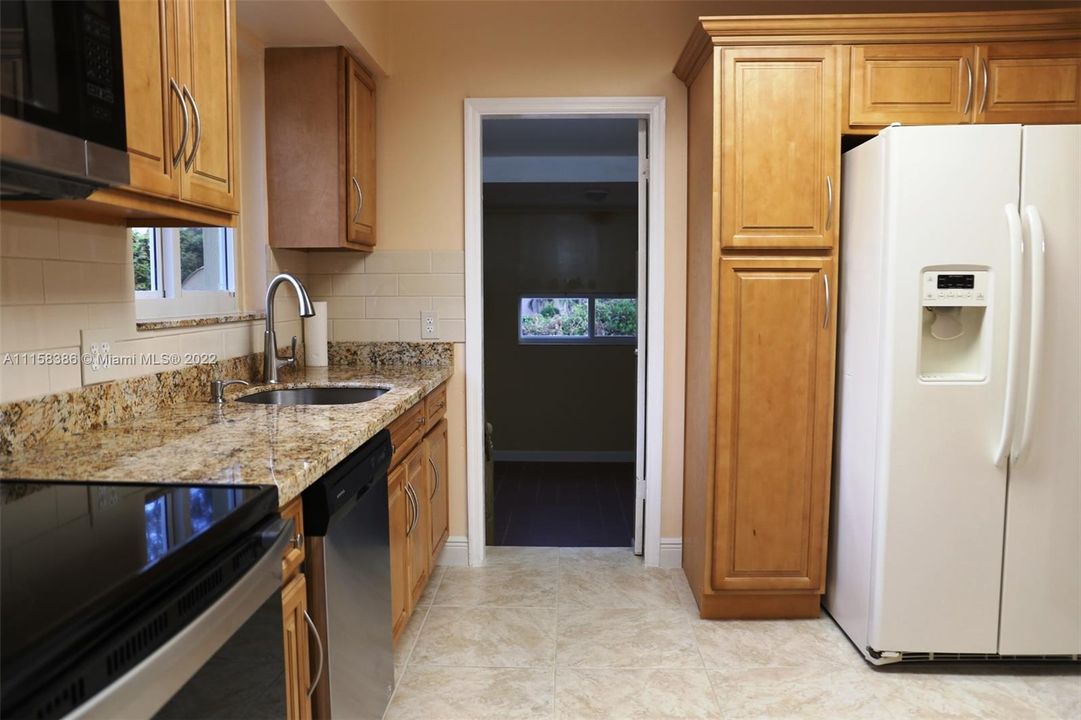 Kitchen recently updated