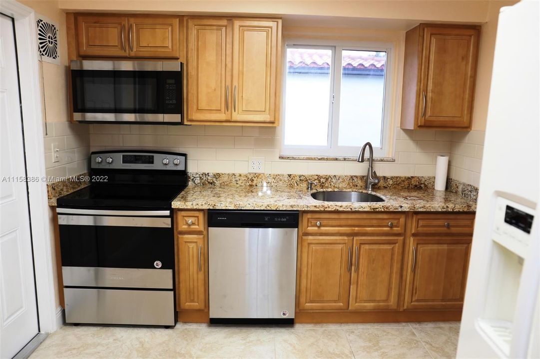 Kitchen recently remodeled