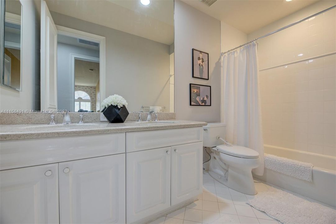 SECOND STORY BATHROOM WITH DUAL SINKS