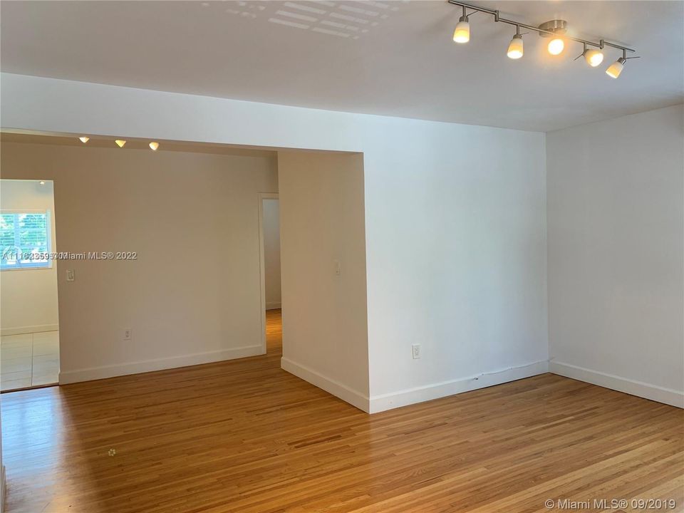 Living and dining area