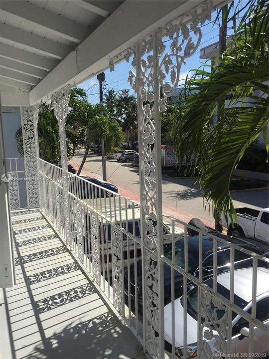 Balcony from second floor.