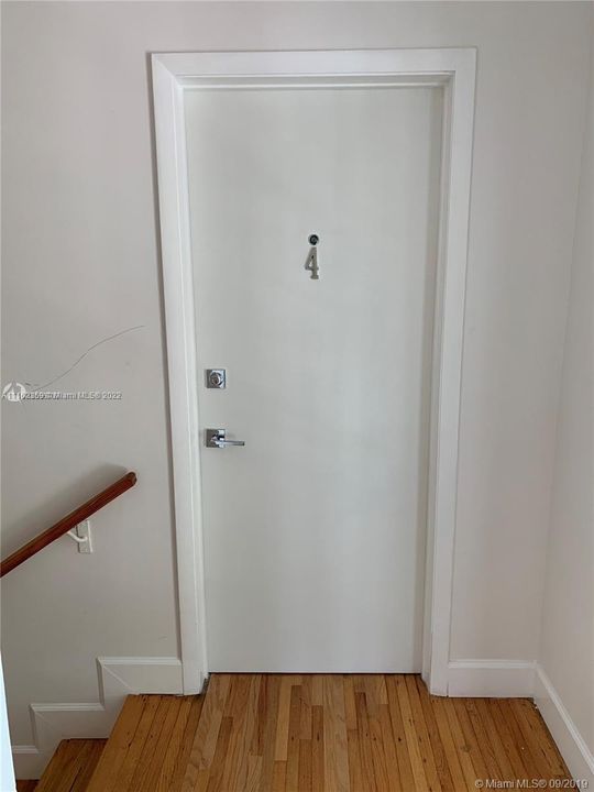 Unit 4 Front door located on second floor