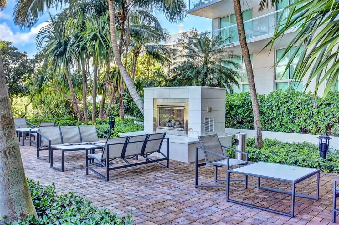 The Plaza at Oceanside - Outdoor Fireplace