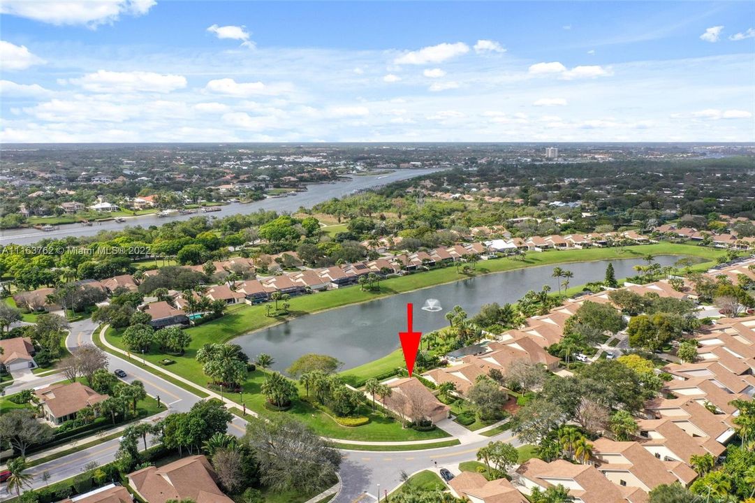 LOOKING NORTHWEST TO INTRACOASTAL