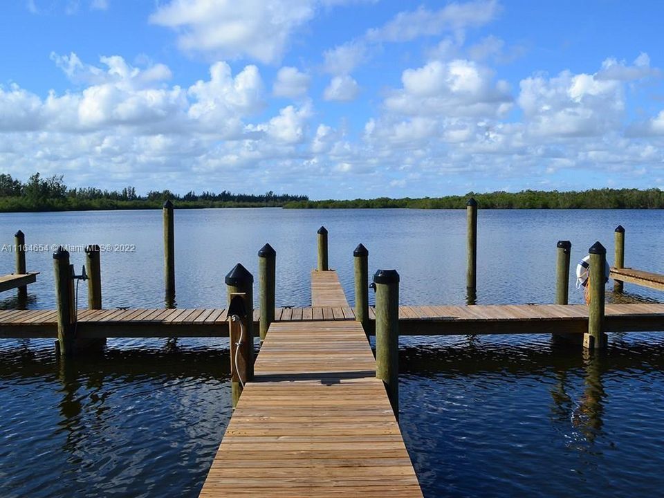 Newer community marina view.