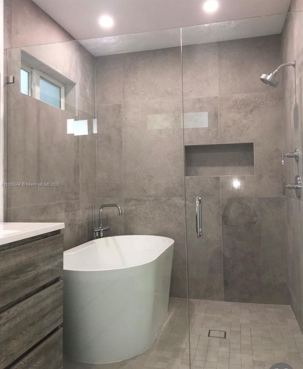 Second Master Tub + Shower - Kohler Bath Fixtures - Different Designs on each 4 Master Bedrooms