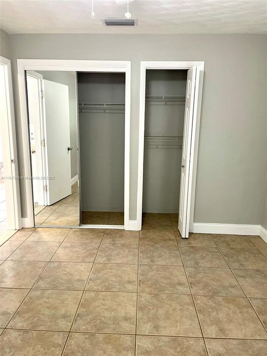 Primary bedroom closet