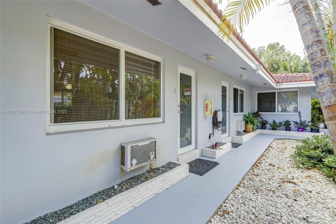 Unit 2 front door 1BD 1BH